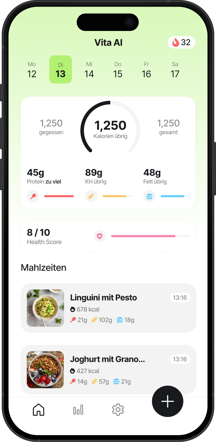 Vita AI - Home Screen